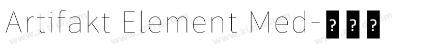 Artifakt Element Med字体转换 Artifakt Element Med字体转换